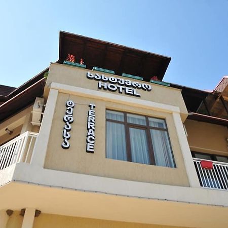 Tskaltubo Hotel Terrace Exterior foto