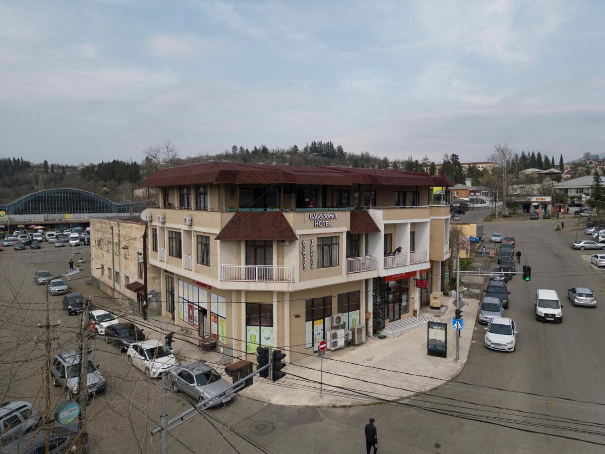 Tskaltubo Hotel Terrace Exterior foto